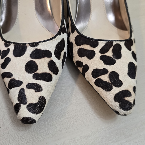 Calvin Klein dolly Women Animal leopard Print Pumps 3" Heels Pointed toe 9.5M - Picture 9 of 16